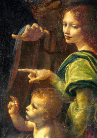 Madonna van de rotsen door Leonardo da Vinci